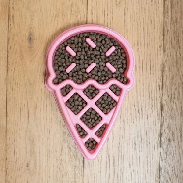 Slow feed bowl, fun designs - Ice Cream - image 2 of 2