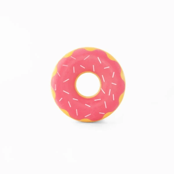 Zippy Tuff Donut toy is fun for chewing and fetching - Pink - image 1 of 1